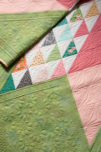 Sugar Cookie star quilt by Lella Boutique. Cool traditional star quilt made with just one charm pack. Fabric is Sugar Pie by Lella Boutique for Moda Fabrics.