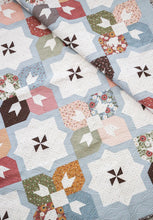 Load image into Gallery viewer, Sun Shower tile quilt by Lella Boutique. Fat eighth quilt. Fat quarter quilt. Fabric is Folktale by Lella Boutique for Moda Fabrics. Download the PDF here!
