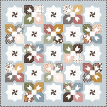 Load image into Gallery viewer, Sun Shower tile quilt by Lella Boutique. Fat eighth quilt. Fat quarter quilt. Fabric is Folktale by Lella Boutique for Moda Fabrics. Download the PDF here!