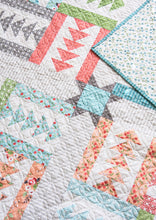 Load image into Gallery viewer, Bluegrass flying geese quilt pattern by Vanessa Goertzen. Fat eighth quilt made in Nest fabric by Lella Boutique for Moda Fabrics.
