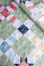 Load image into Gallery viewer, Pretty Please charm pack quilt PDF pattern by Lella Boutique. Easy beginner quilt using Garden Variety fabric by Lella Boutique for Moda Fabrics.