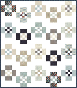 Smarty Pants plus sign quilt by Lella Boutique. Would make a great boy quilt! Fabric is Persimmon (and Grunge) by BasicGrey for Moda Fabrics.