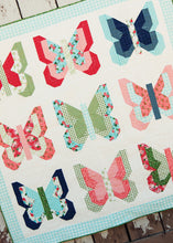 Load image into Gallery viewer, Social Butterfly quilt by Vanessa Goertzen of Lella Boutique. Fat quarter friendly. Fabric is Gooseberry by Lella Boutique for Moda Fabrics.