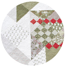 Load image into Gallery viewer, Yule Tree scrappy Christmas tree quilt by Lella Boutique. Fabric is Christmas Morning by Lella Boutique for Moda Fabrics.